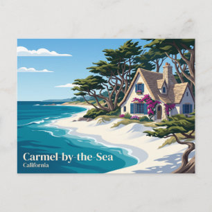 Carmel-by-the-Sea USA Postcard