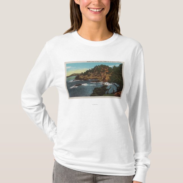 Carmel, CA - Rugged Coast on Point Lobos T-Shirt (Front)