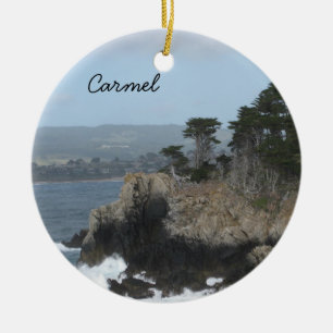 Carmel, California Ceramic Tree Decoration