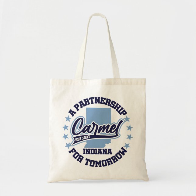 Carmel,Indiana Tote Bag (Front)