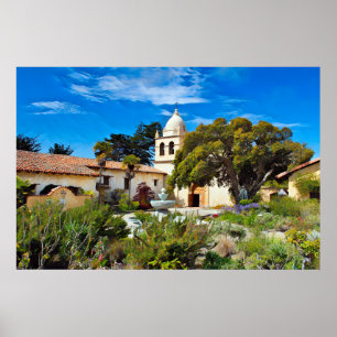 CARMEL MISSION BASILICA Poster