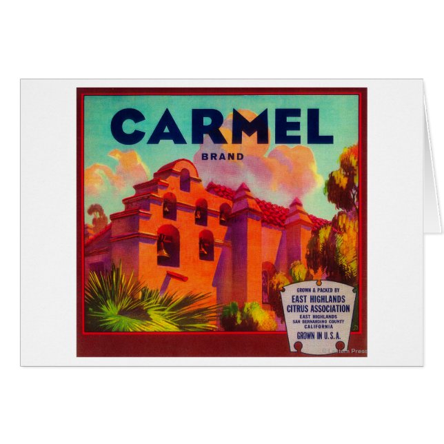 Carmel Orange LabelEast Highlands, CA (Front Horizontal)