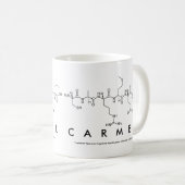 Carmel peptide name mug (Front Right)