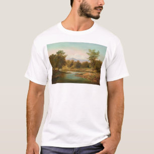 Carmel River Scene (0236A) T-Shirt