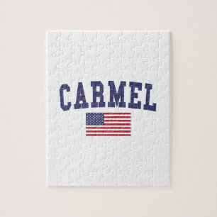 Carmel US Flag Jigsaw Puzzle