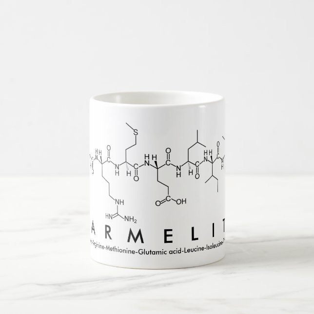 Carmelita peptide name mug (Center)