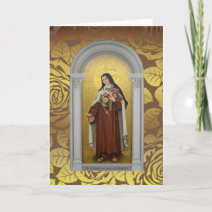 Carmelite Nun St. Therese the Little Flower Card