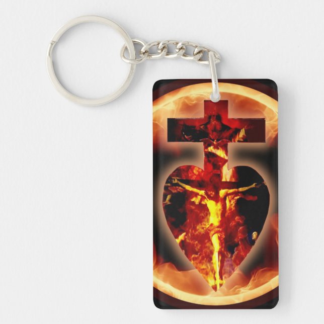 Carmelite Saints w/ Our Lady of Mt Carmel KeyChain (Front)