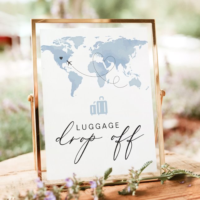 CARMEN Blue Travel Themed Luggage Drop Off  Poster (Creator Uploaded)