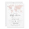 CARMEN Blush Pink Map Travel Adventure Baby Shower