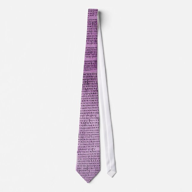 Carmen Christi Purple Tie (Front)