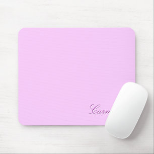 Carmen - Custom Name Template, 50's Pastel Pink Mouse Mat