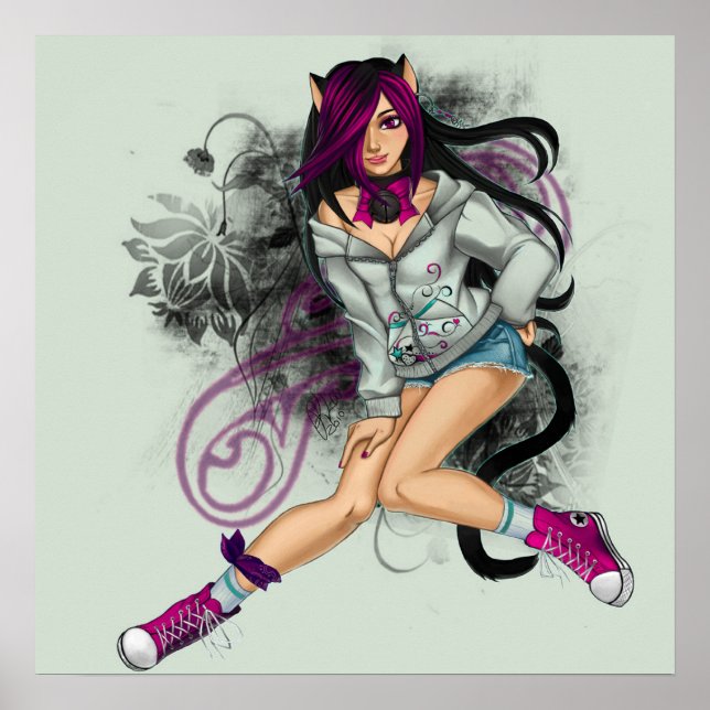 Carmen, the magical cat girl poster (Front)