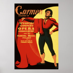 Carmen, the Opera Poster
