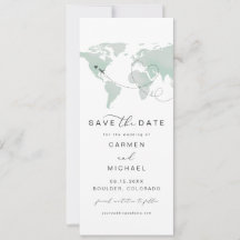 CARMEN Travel Destination Green Map Save the Date