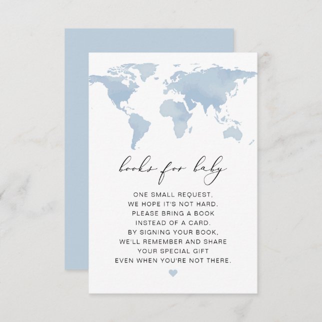 CARMEN World Map Adventure Books for Baby Card (Front/Back)