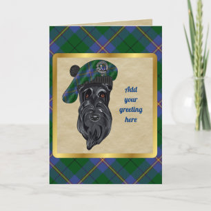 Carmichael Badge & Tartan Personalised Card