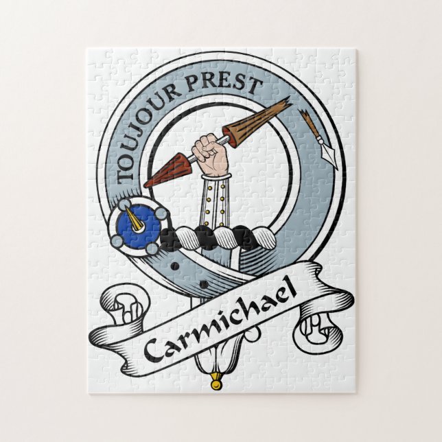 Carmichael Clan Badge Jigsaw Puzzle (Vertical)