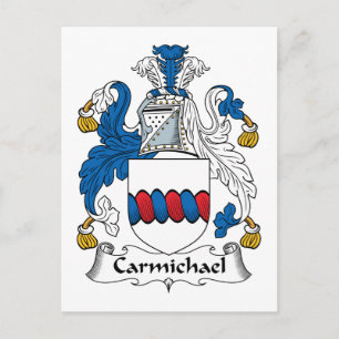 Carmichael Family Crest Postcard