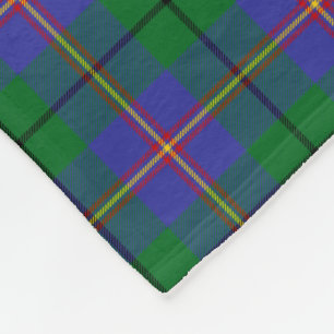 Carmichael Family Tartan Plaid Pattern Fleece Blanket