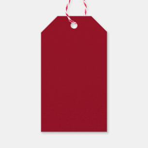 Carmine (solid colour) Gift Tags