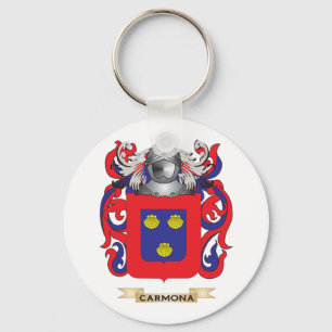 Carmona Coat of Arms (Family Crest) Key Ring