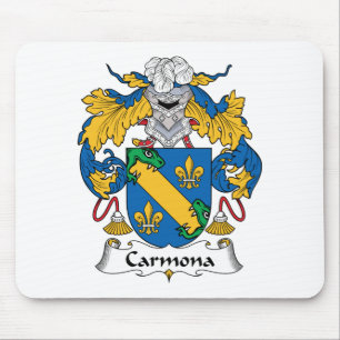 Carmona Family Crest Mouse Mat