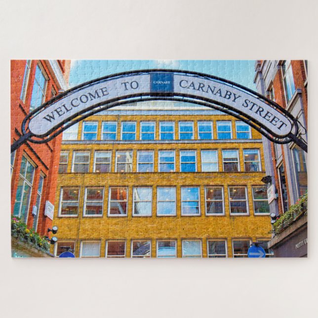 Carnaby Street  -  London  -  20x30 inch  Jigsaw Puzzle (Horizontal)