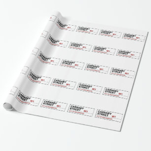 Carnaby Street London England - Swinging! Wrapping Paper