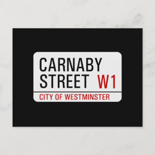 Carnaby Street sign Postcard