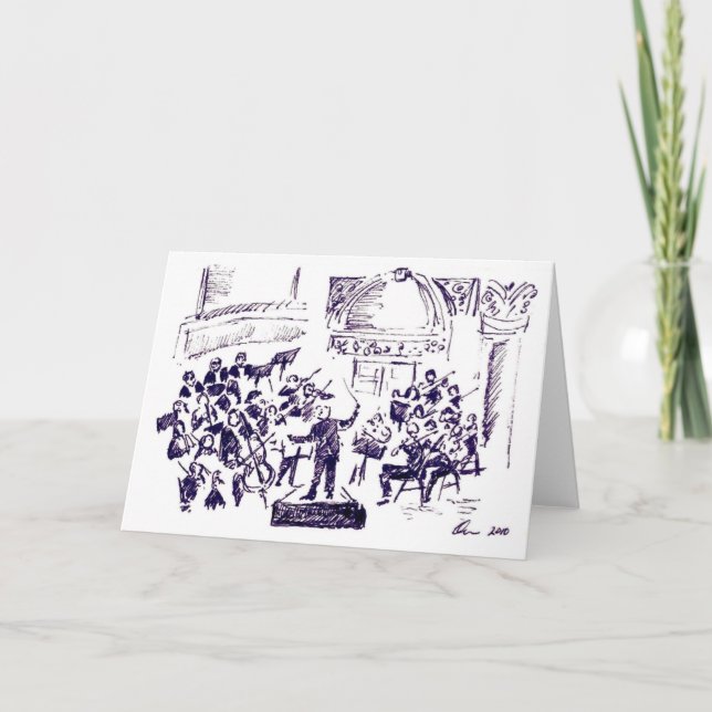 carnagie hall concert 2010 card (Front)