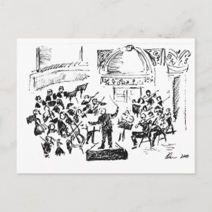 carnagie hall concert 2010 postcard