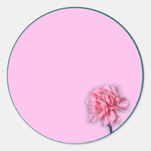 Carnation Classic Round Sticker