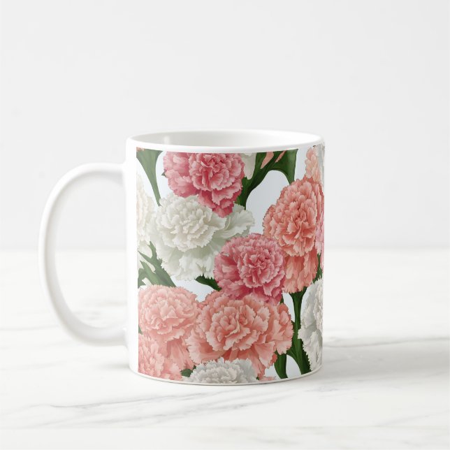 Carnation Field Coffee Mug (Left)