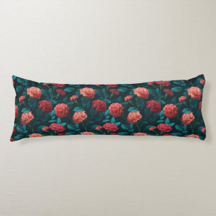 Carnation Floral Home Decor Modern Floor Body Cushion