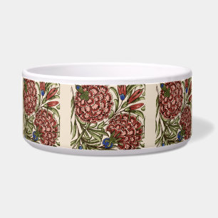 Carnation Flower Tile Antique Rustic Art