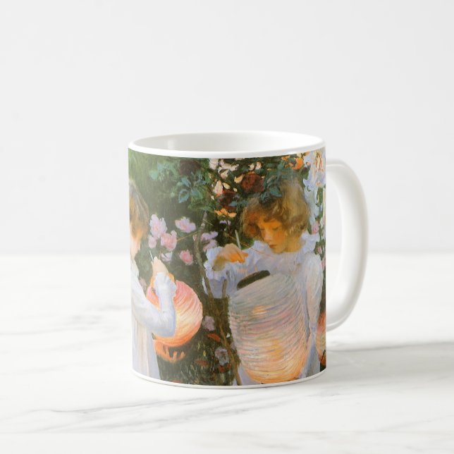 Carnation, Lily, Lily, Rose By John Singer Sargent Coffee Mug (Front Right)