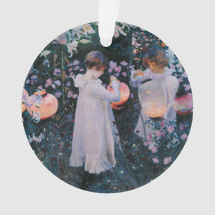 Carnation Lily Lily Rose by John Singer Sargent Ornament