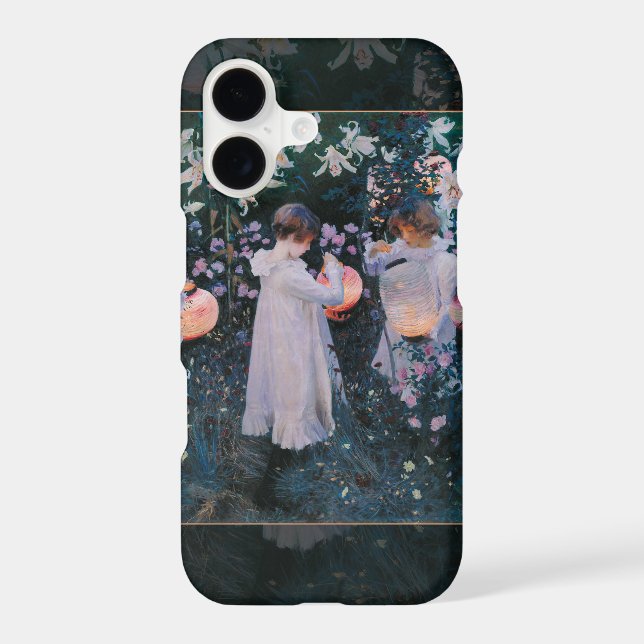 Carnation Lily Lily Rose John Singer Sargent Art (Back)