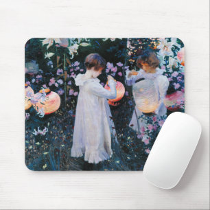 Carnation, Lily, Lily, Rose   John Singer Sargent Mouse Mat
