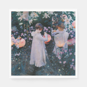Carnation, Lily, Lily, Rose (John Singer Sargent) Napkin