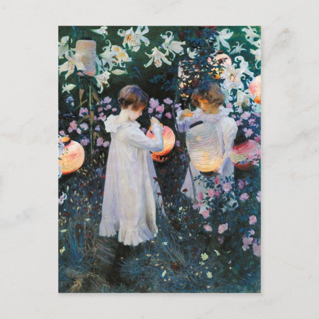 Carnation, Lily, Lily, Rose - John Singer Sargent Postcard (Front)