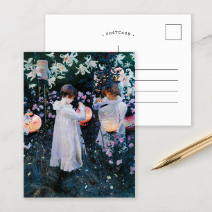 Carnation, Lily, Lily, Rose   John Singer Sargent Postcard