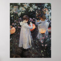 Carnation Lily Rose Sargent Print