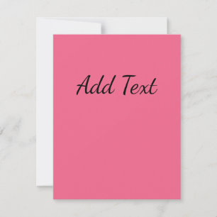 Carnation Pink Card