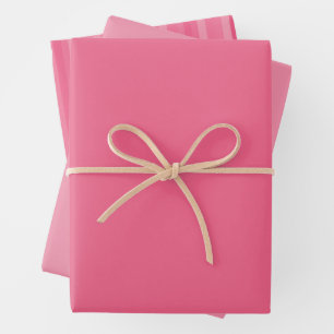 Carnation Pink,Pink and Striped Wrapping Paper Sheet