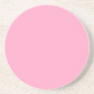 Carnation Pink Solid Colour   Classic   Elegant  Coaster