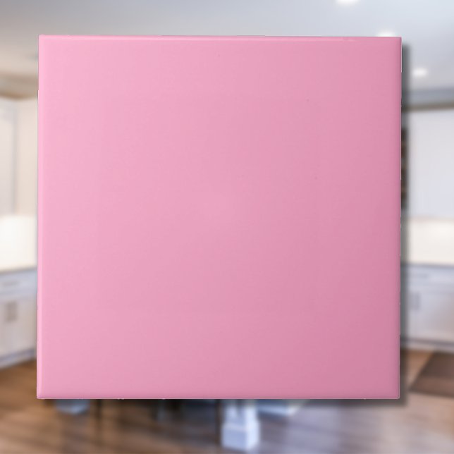 Carnation Pink Solid Colour | Classic Elegant Tile (Creator Uploaded)