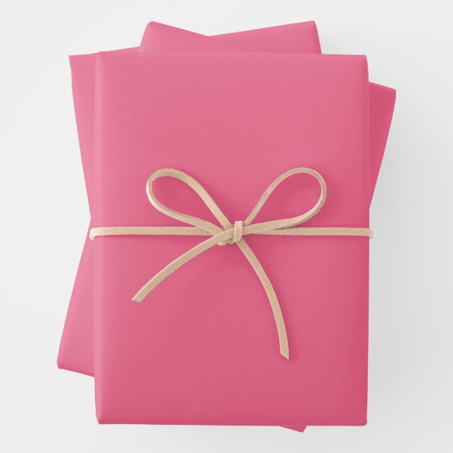 Carnation Pink  Wrapping Paper Sheet (In situ)