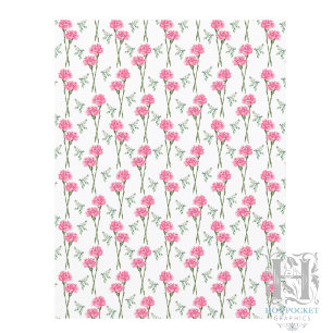 Carnation Scrapbook Paper